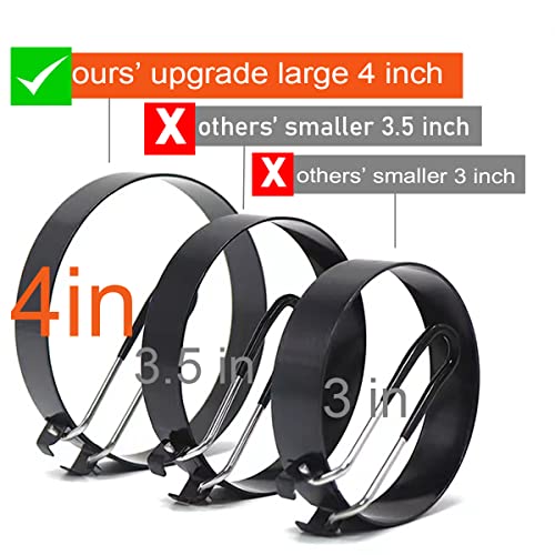 Upgrade 4'' Large Egg Rings Set (6 Count)