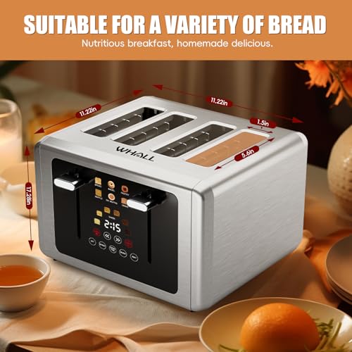 4 Slice Touch Screen Toaster