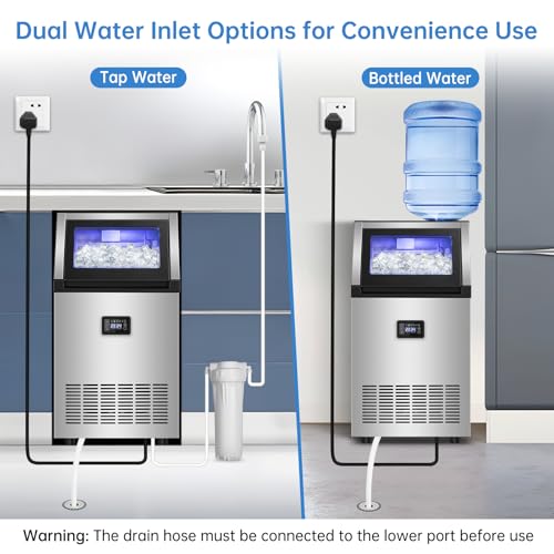 200 lbs High Output Ice Maker Undercounter Built