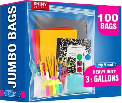 Ziplock 16" x 18" Food Storage Freezer Bags (100 Count)