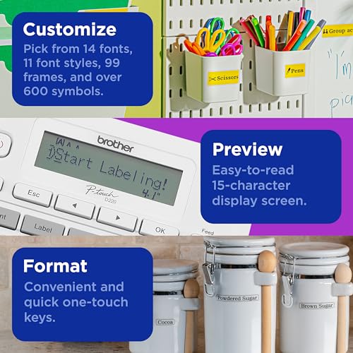 P Touch PTD220 Home