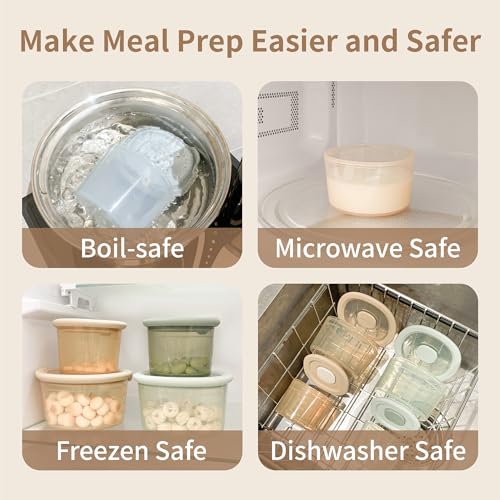 Baby Storage Container Snack Lids for 8 oz (2 Count)