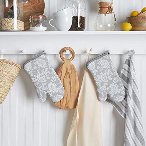 Floral Vine Oven Mitt 2