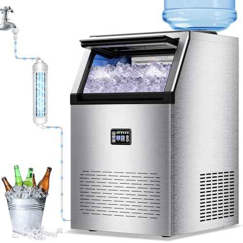 Stainless Steel Commercial Ice Machine 200LB