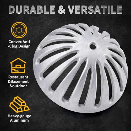 Aluminum Floor Drain Cover (10 Count)