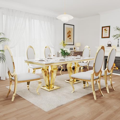 7 Piece Luxury Dining Room Set (7 Count)