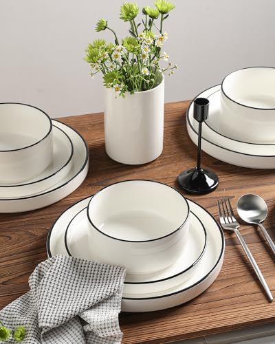 Sweejar Porcelain Dinnerware Sets for 6