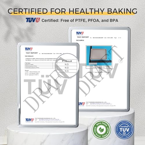 3 Pack Nonstick Ceramic Baking Sheet Pan Set for Oven (3 Count)