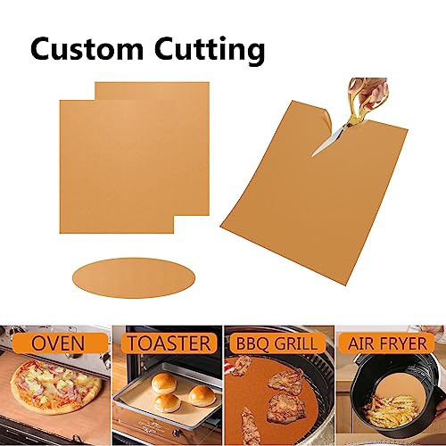 2 Pack Thickened Copper Oven Liners for Bottom of Oven BPA & PFOA Free (2 Count)