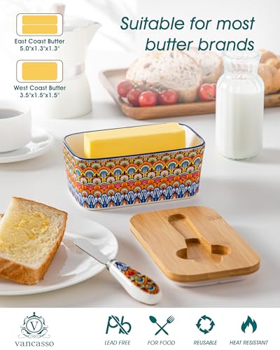 6.5" Butter Dish with Lid