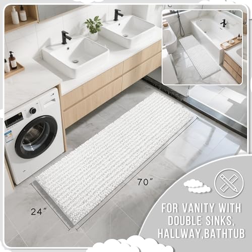 Bathroom Runner Rug 70x24 Inch (11.6667 Sq Ft)