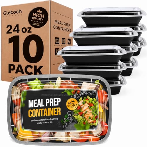 Glotoch Meal Prep Containers with Lids (10 Count)