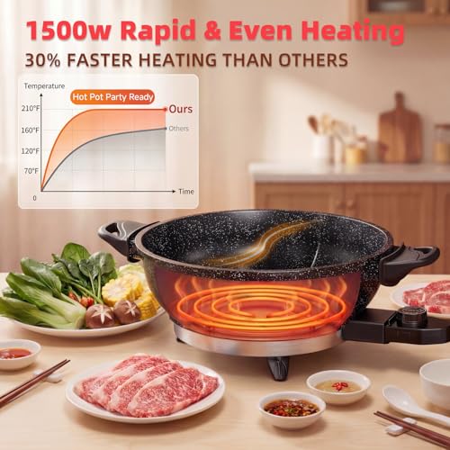 TWIN™ Electric Hot Pot with Divider
