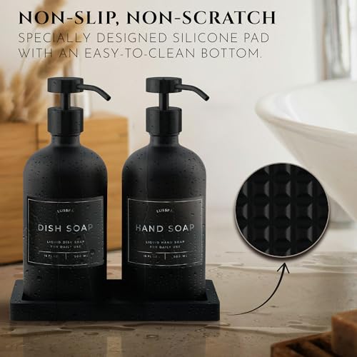 Glass Soap Dispenser Set of 2 (2 Count)