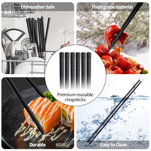 10 Pairs Fiberglass Chopsticks