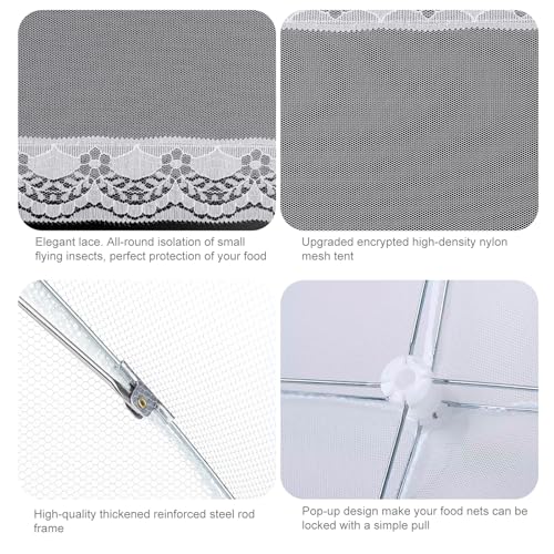 6 Pack Mesh Food Covers Pop Up