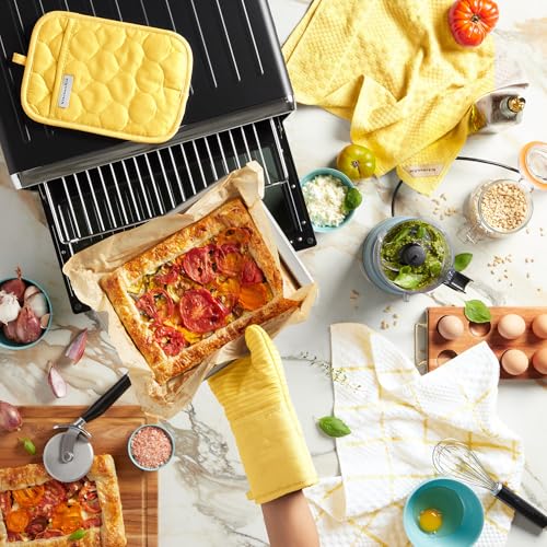 Quilted Cotton Terry Cloth Oven Mitt