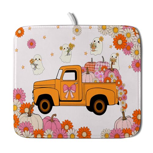 Lovely Ghost Dish Drying Mat