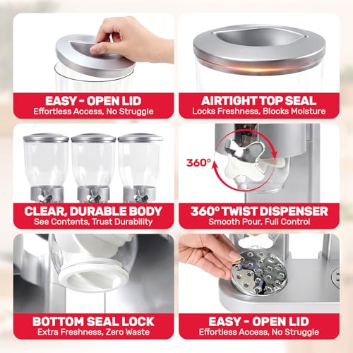 Triple Cereal Dispenser