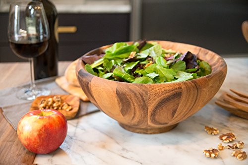 Ironwood Acacia Wood Salad Bowl