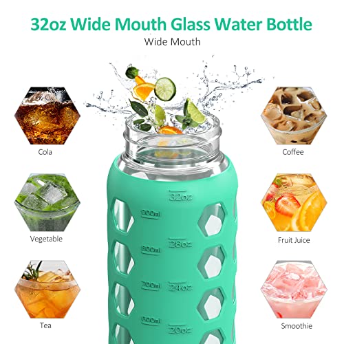 Glass Water Bottle