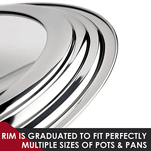 Stainless Steel Universal Lid for Pots