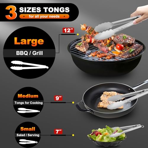 tongs for cooking (2 Count)
