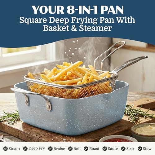 Ceraluxe 20Pc Pots and Pans Set Non Stick Ceramic Cookware Set