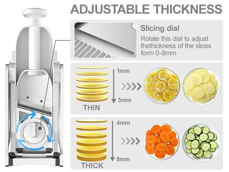 Safe Mandoline Slicer for Kitchen