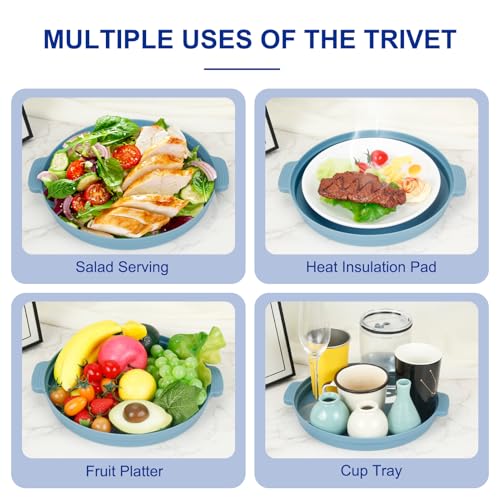 10.7 Inch Microwave Food Cover with Heat Insulation Mat