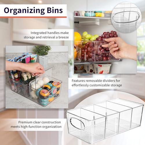 Pantry Organizers and Storage and Cabinet Organizer (4 Count)