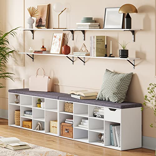 Long Wall Shelves (2 Count)
