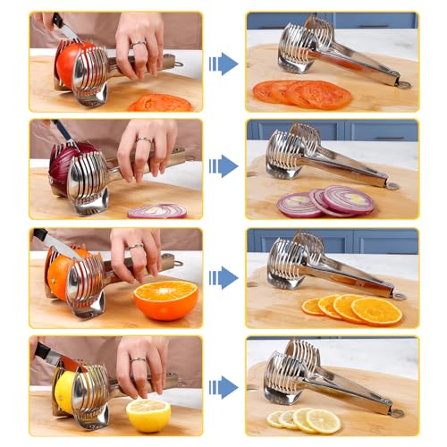 Tomato Slicer Holder with Paring Knife Set