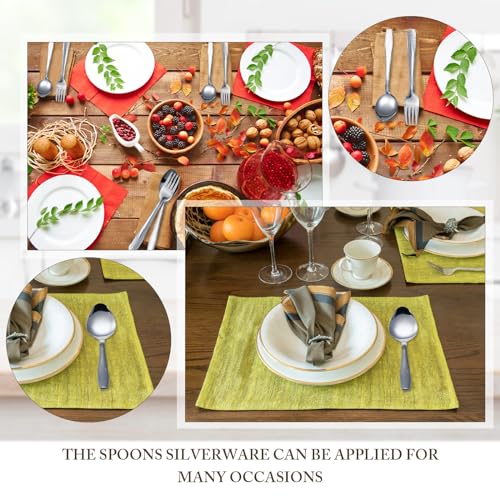 100 Pieces Forks and Spoons Silverware Set Stainless Steel Dinner (100 Count)