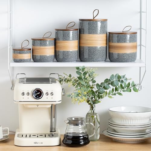 Small Coffee Jar with Airtight Lid