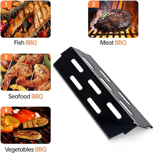 Porcelain Enameled Grill Flavorizer Bar BBQ Gas Grill Replacement Parts for Weber Genesis II 300 Series E