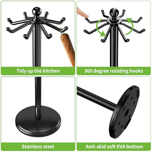 Kitchen Countertop Rotating Utensil Holder