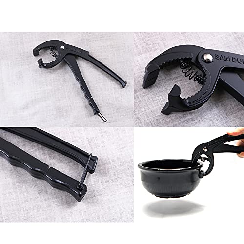 Aluminum Hot Pot Tongs Holder For Korean Stone Ceramic Bibimbap Bowl