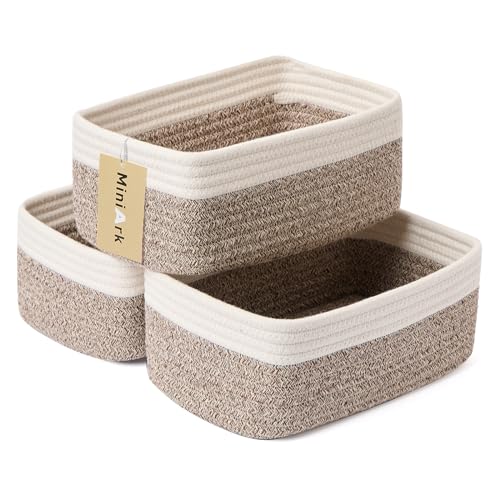 Small Storage Baskets for Organizing (3 Count)
