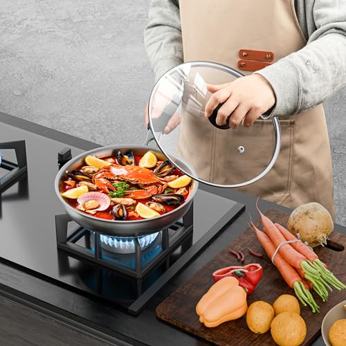 12 Inch Pan Lid For Pots Pans and Skillets