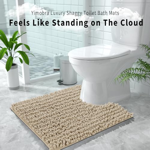 Toilet Rug U Shaped Washable 24x20 Inch