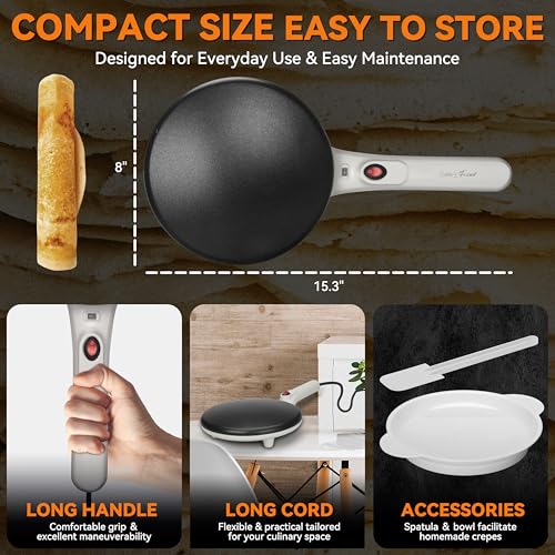 Instant Crepe Maker with Handle