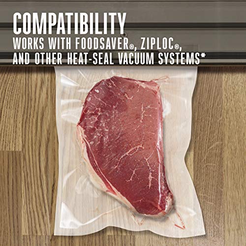 11" x 16" Gallon Vacuum Sealer Bags For Meal Prep & Sous Vide (100 Count)