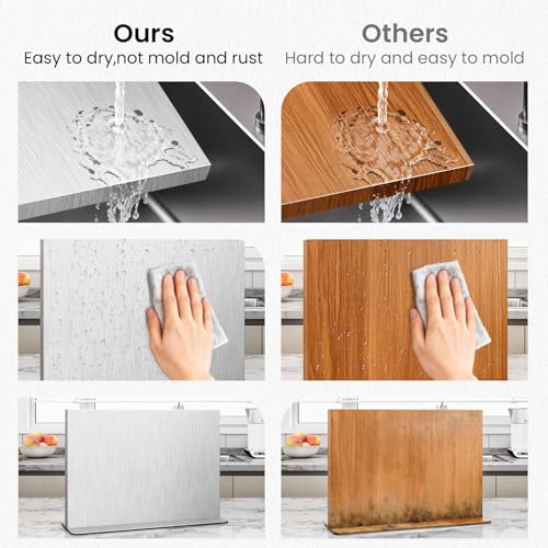 Stainless Steel Magnetic Knife Holder (14 Count)