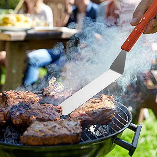 2 Pieces BBQ Extra Long Grill Turner and Grill Spatula
