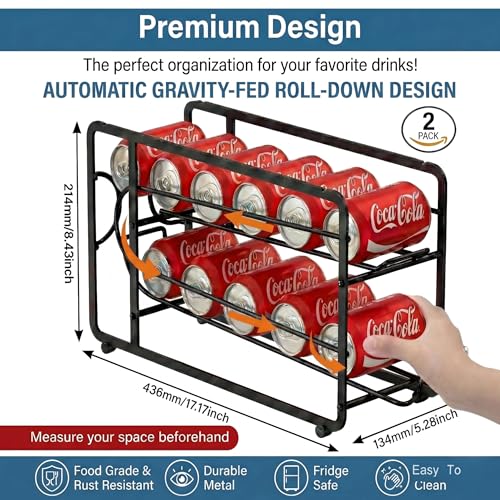 Soda Can Organizer Storage Rack