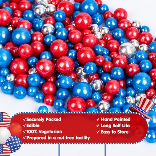 Edible Patriotic Sprinkles (4.5856 Ounce)