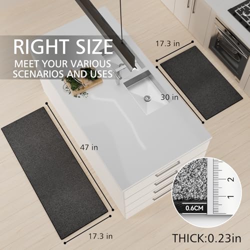 Kitchen Mat Set of 2 PCS (10.9 Sq Ft)