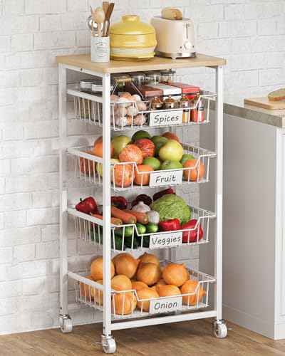 Fruit Vegetable Basket for Kitchen Pantry Storage Organizer