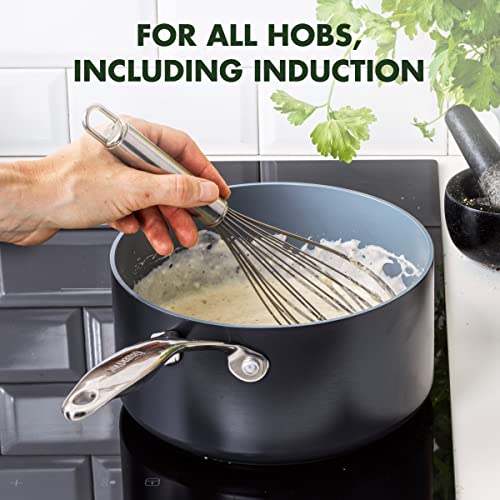 Valencia Pro 2 Piece Ceramic Saucepan Set